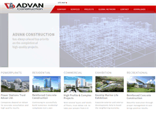 Tablet Screenshot of advanltd.com